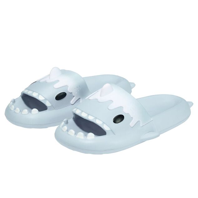 Chaussons requin plastique bleu unisex T36 à 45