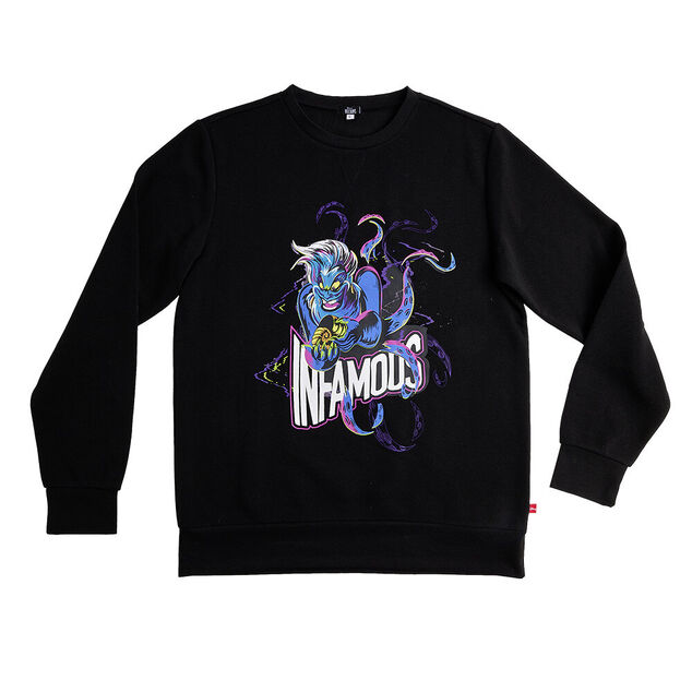 Pull Disney Villains Ursula Infamous noir et bleu - Taille L