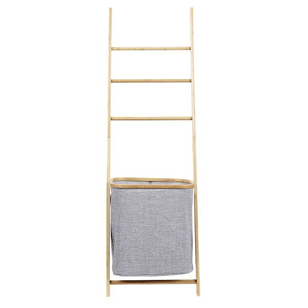 &Eacute;chelle porte-serviettes avec panier &agrave; linge