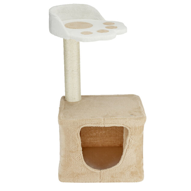 Arbre à chat 1 griffoir 2 couchages 30x35xH65cm (2 modèles)