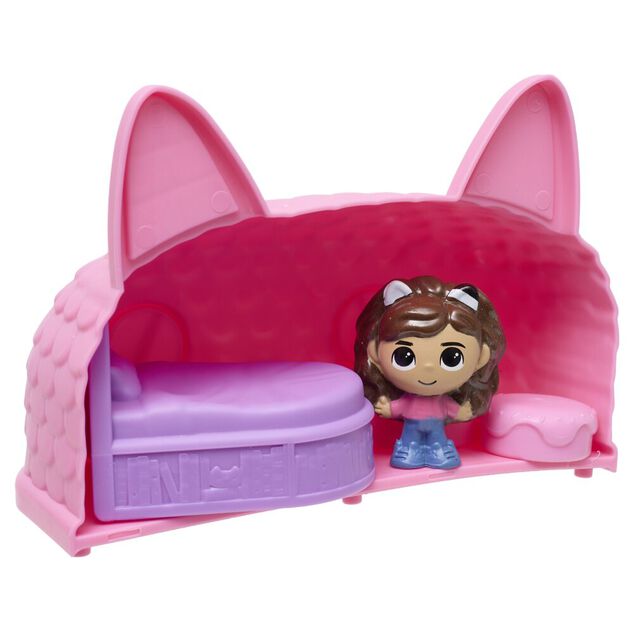 Maison magique de Gabby avec accessoires plastique rose 18x8xH15cm