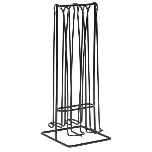 Range capsules de caf&eacute; en m&eacute;tal noir