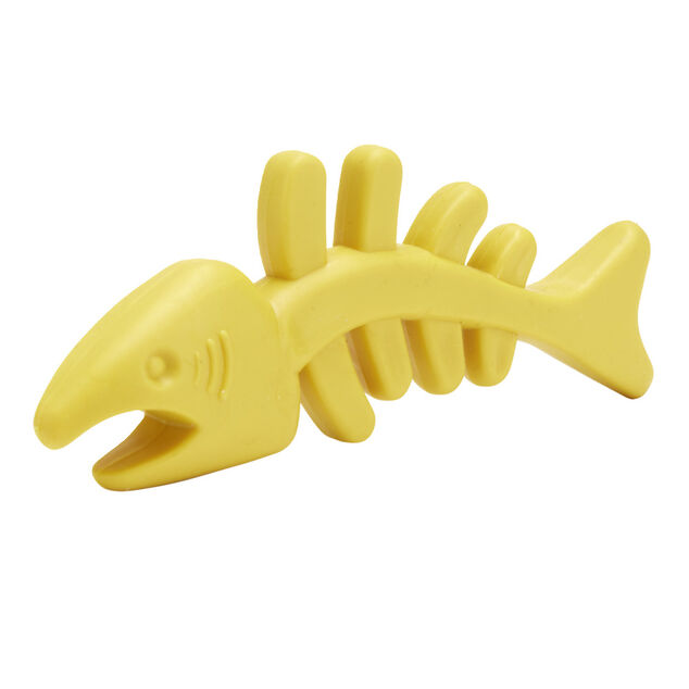 Jouet pour chien caoutchouc  forme poisson L12,5 cm (3 mod&egrave;les)