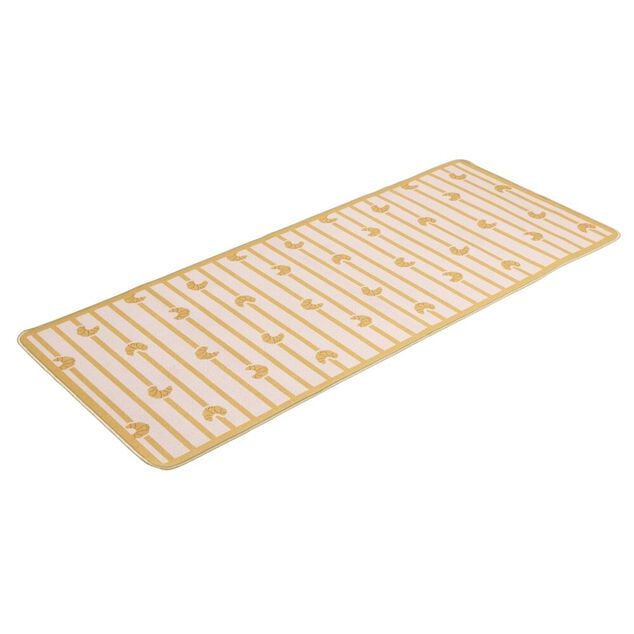 Tapis de cuisine rectangulaire antid&eacute;rapant absorbant motifs croissants 50x120cm