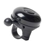 Sonnette de vélo en métal et plastique noir Ø4,5cm