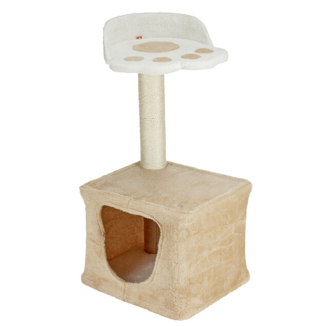 Arbre à chat 1 griffoir 2 couchages 30x35xH65cm (2 modèles)