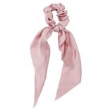 Chouchou ruban à cheveux en tissu uni L29cm (4 modèles)