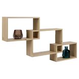 Lot de 3 &eacute;tag&egrave;res rectangulaires en bois