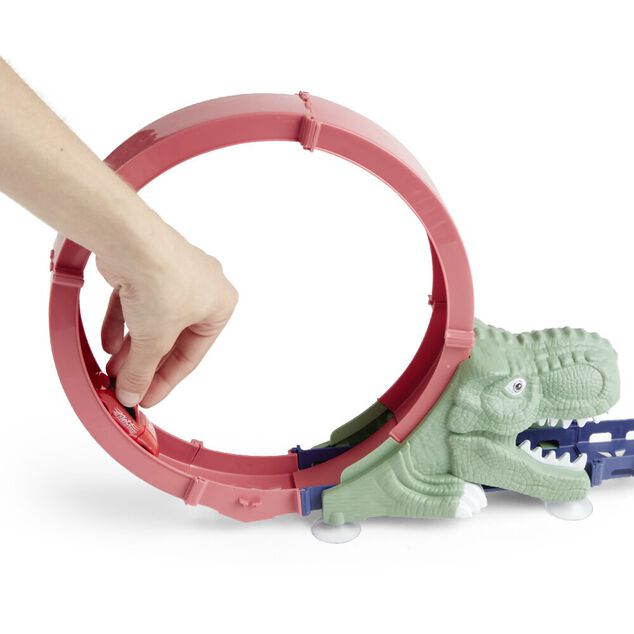 Circuit dinosaure 360&deg; boucle de looping 15 pi&egrave;ces