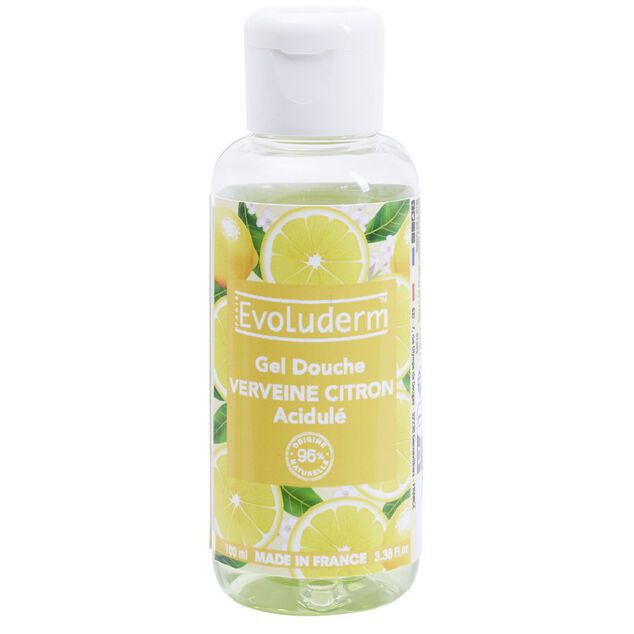 Gel douche acidulé Evoluderm Verveine citron 100ml