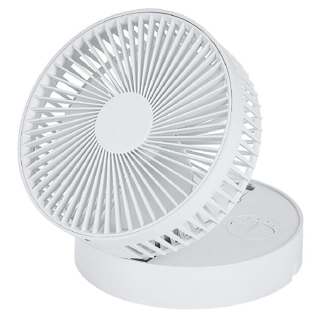 Ventilateur t&eacute;lescopique nomade blanc