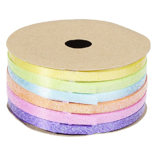 Ruban bolduc 6 couleurs