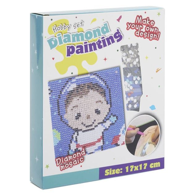 Kit création mosaïque Diamond Painting 17x17cm