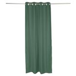 Rideau occultant effet tramé vert foncé 140x240cm