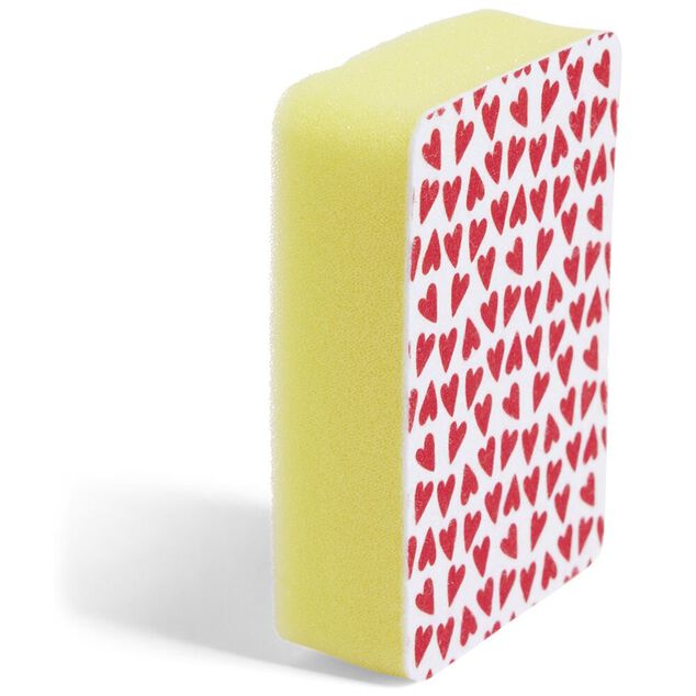 Lot de 6 &eacute;ponges de bain exfoliantes