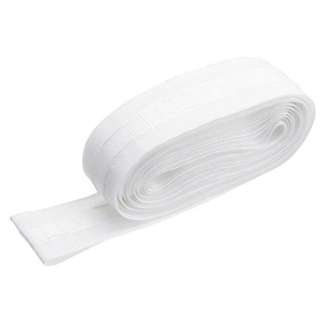 Ruban fronceur blanc pour accroche rideau 3.5x500cm