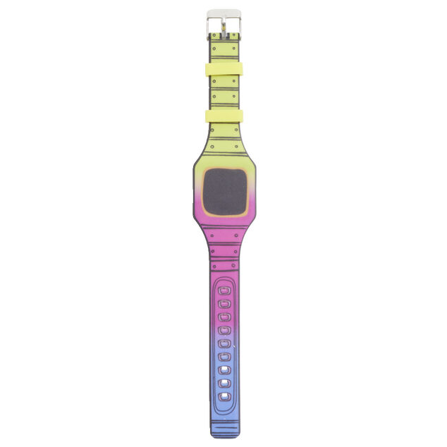 Montre unisexe digitale silicone multicolore &Oslash;5x17,5cm (2 mod&egrave;les)