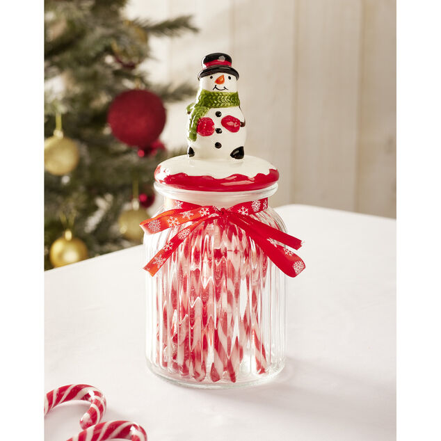 Bonbonnière Noël en verre 1L (3 modèles)