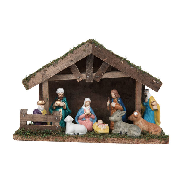 Cr&egrave;che de No&euml;l et ses 6 santons