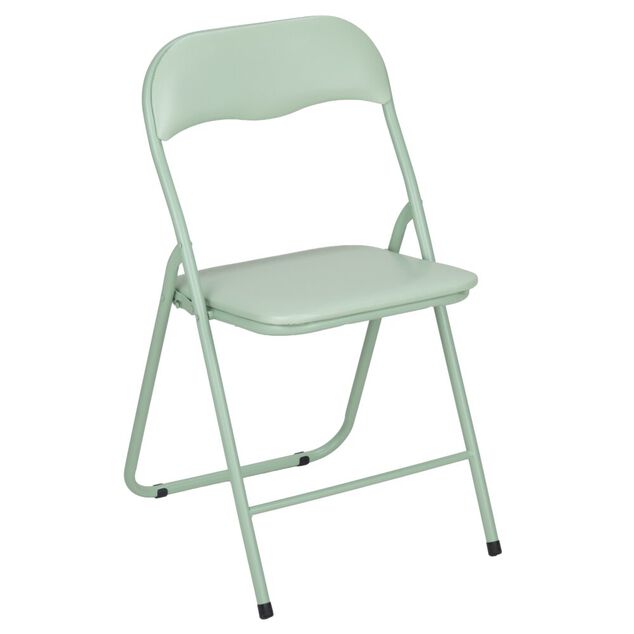 Bureau rectangulaire Moderna plateau bois et chaise m&eacute;tal vert 120x48xH75cm