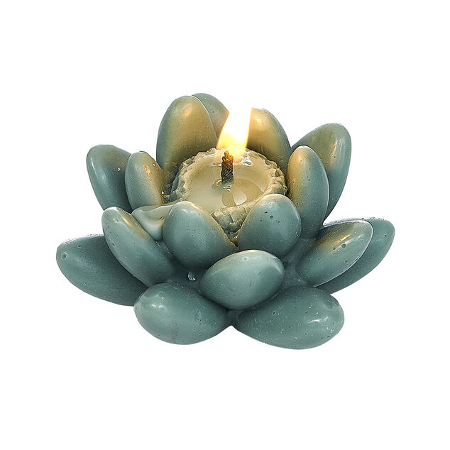 Bougie parfumée design fleur