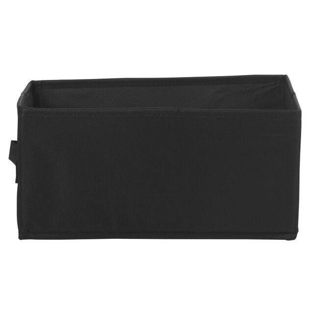 Pani&egrave;re noire rectangulaire Box Cube