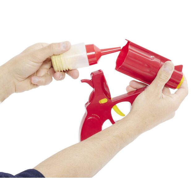 Distributeur de sauce en forme de pistolet l23cm