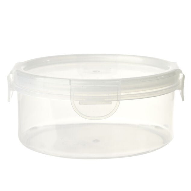 Boite alimentaire conservation herm&eacute;tique ronde &Oslash;11,5xH9,5cm