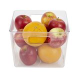 Bac de rangement carré transparent pour frigo 5,5L