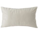 Housse de coussin velours 30x50cm blanc