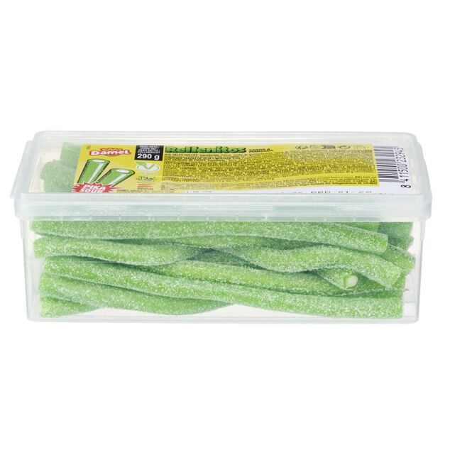 Bonbons Damel halal c&acirc;ble acide fourr&eacute; pomme 290gr