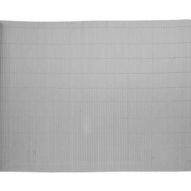 Canisse double face occultation mod&eacute;r&eacute;e PVC grise 300xH100cm