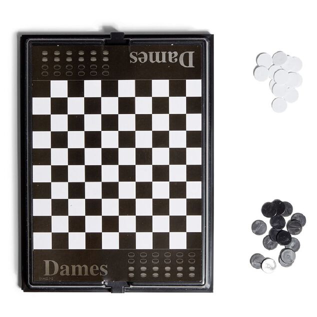 Plateau jeu de soci&eacute;t&eacute; 2en1 dame et 4 &agrave; la suite