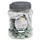 Pince à linge dans bocal plastique x100