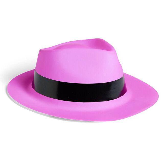 Chapeau fantaisie plastique flashy