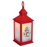 Lanterne lumineuse Disney Mickey Minnie plastique rouge 10,5x10,5xH24,5cm