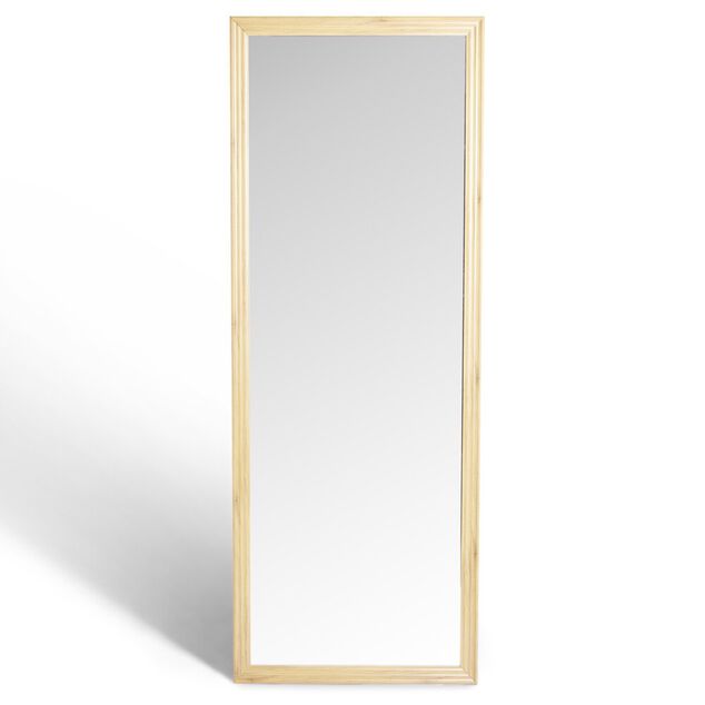 Miroir XL plastique aspect bois 72,5x195cm