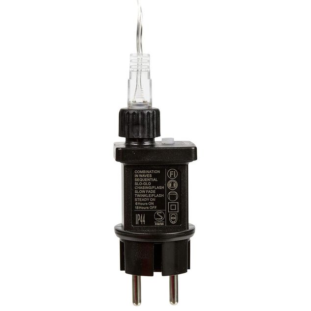 Guirlande &eacute;lectrique 120 LED 11,9m d'&eacute;clairage blanc froid