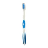 Brosse à dent dure bleue et blanche