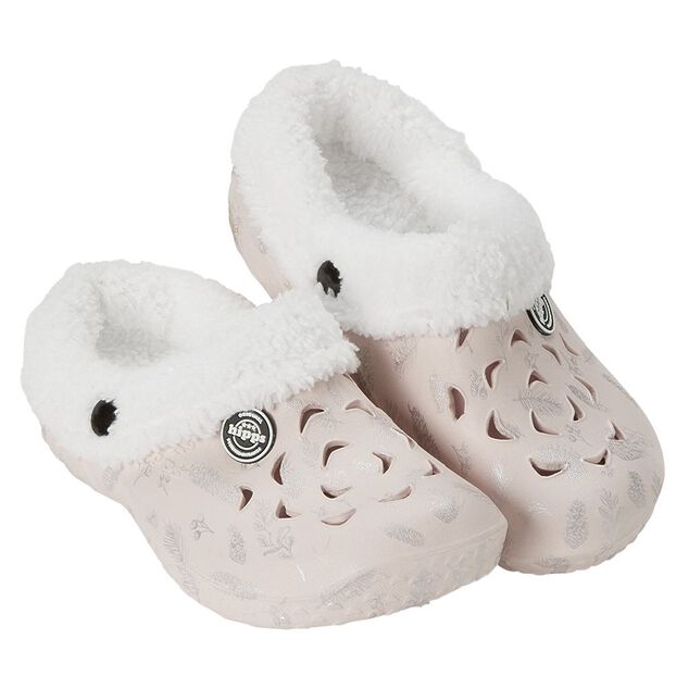 Sabots Hipps fourr&eacute; enfant hiver bleu marine 32/33