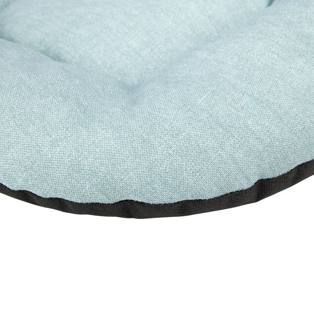Couchage chien ou chat coton et polyester bleu 48x70cm