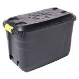 Box de rangement brico noir 110L