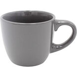 Tasse expresso en faïence gris uni 10 cl