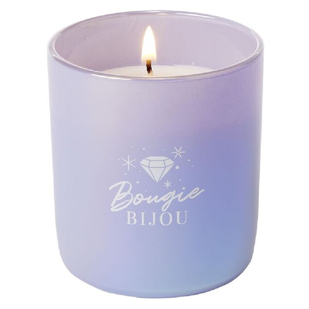 Bougie bijou bracelet argent&eacute; senteur air marin 36h