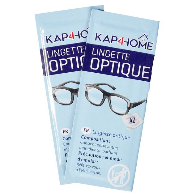 Lingette nettoyante optique cellulose x100