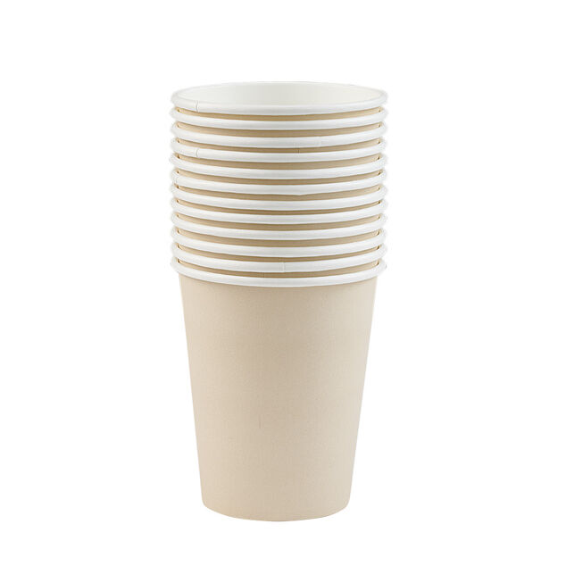 Gobelet blanc lin en carton 25 cl x12