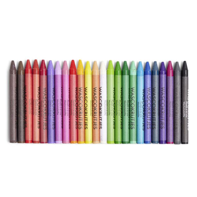 Set de 24 crayons de cire