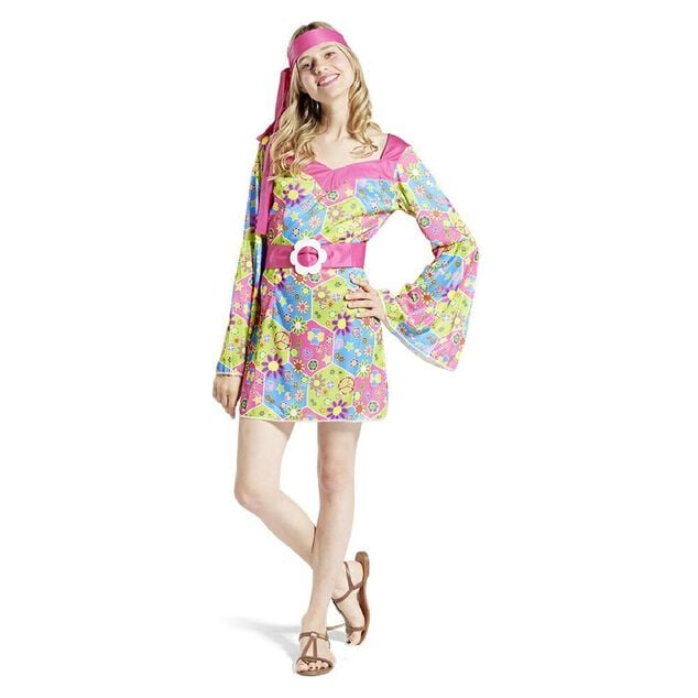 D&eacute;guisement femme hippie robe - Taille S