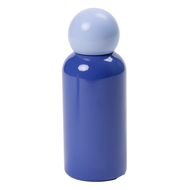 Gourde isotherme inox 400ml bouchon boule &Oslash;7xH19cm (2 mod&egrave;les)