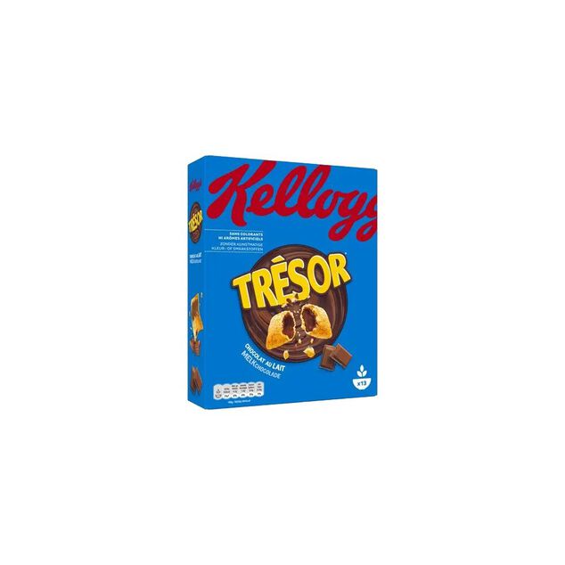 Céréale Kellogg's Trésor chocolat au lait bleu 410gr